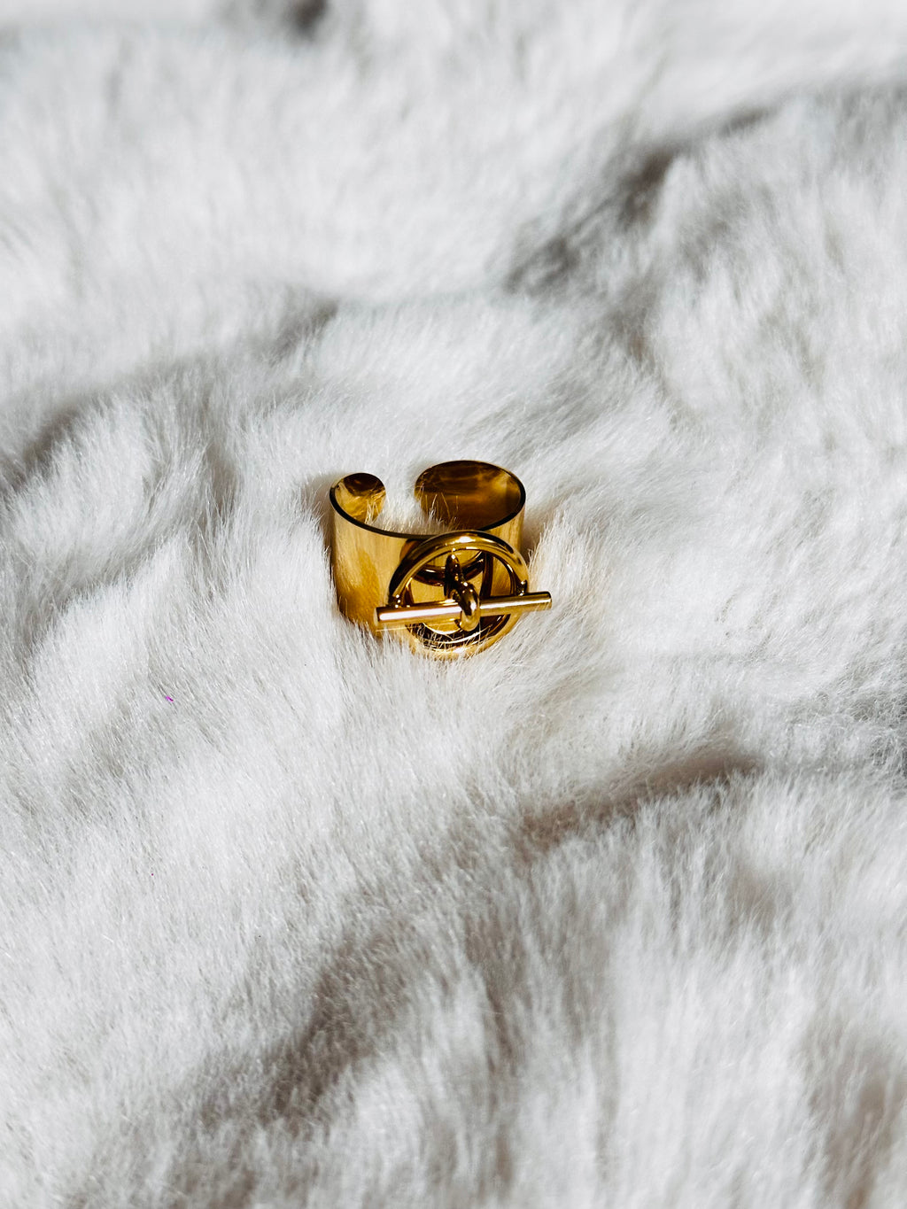 Bague Éclipse Dorée