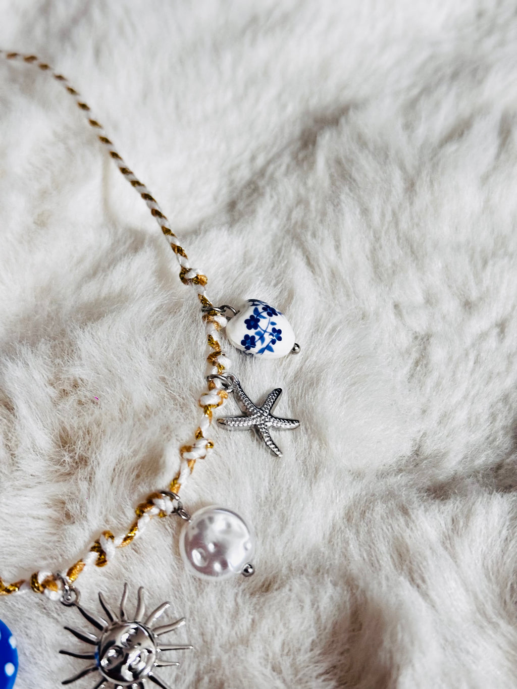 Collier Océan Lunaire Bleu