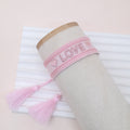 Bracelet Love Tissé