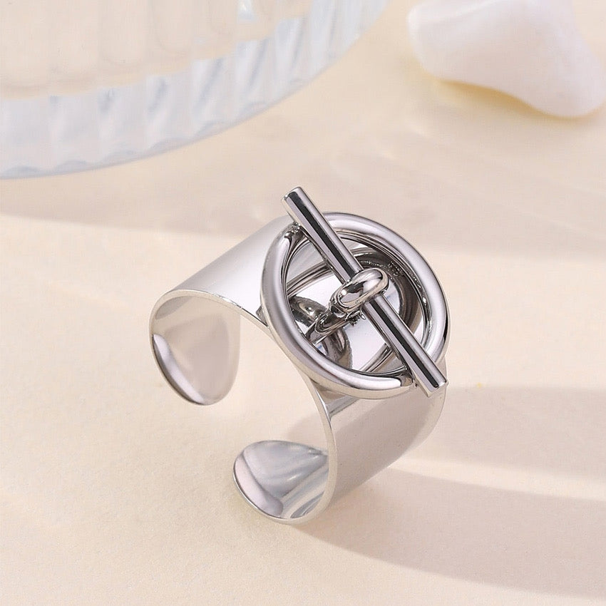 Bague Éclipse Dorée
