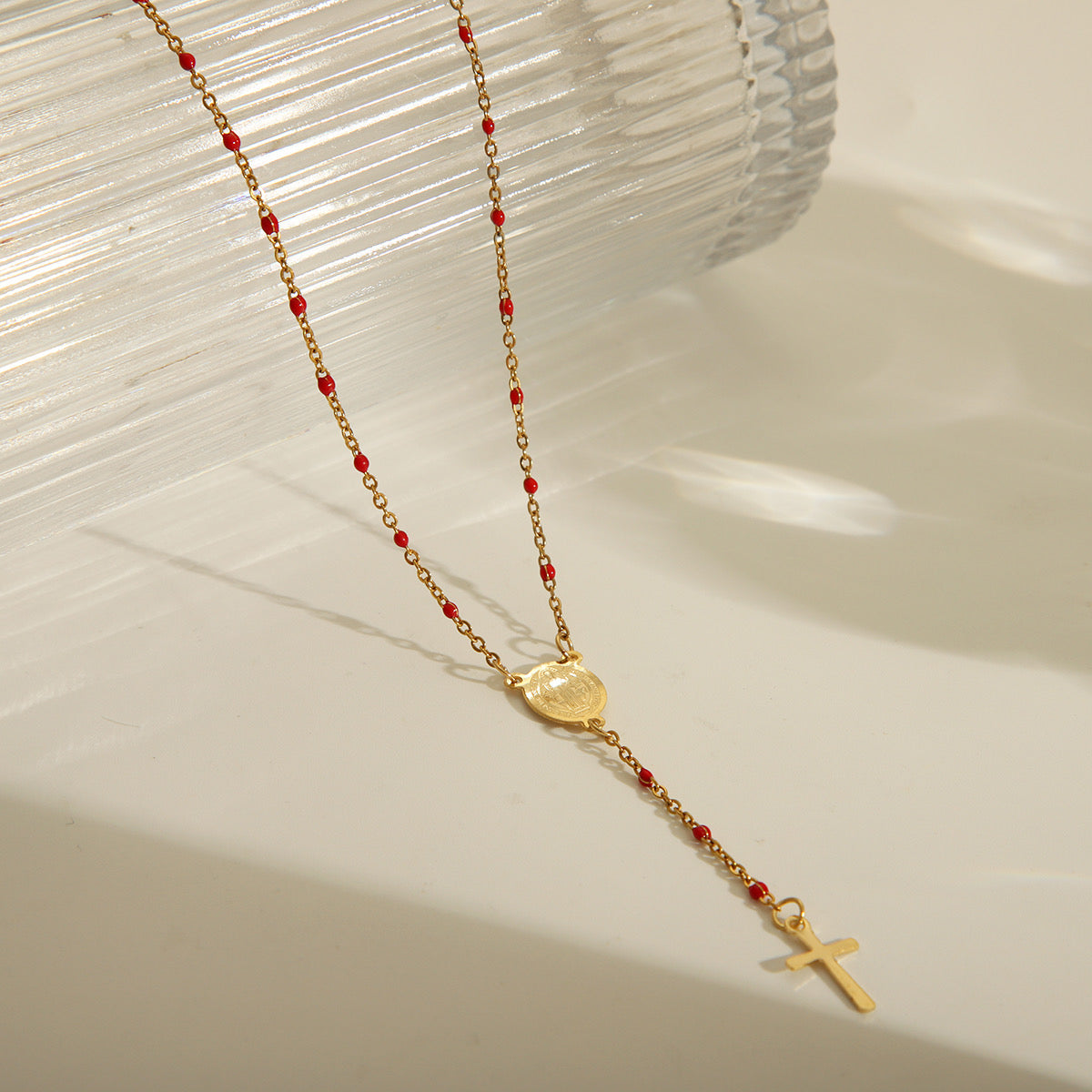 Collier Rosaire Élégance Dorée