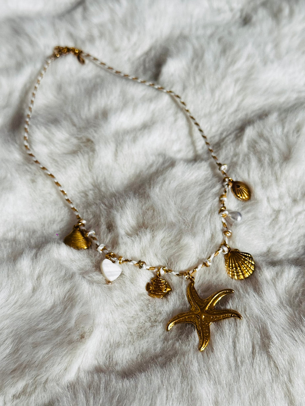 Collier Étoile Marine Dorée