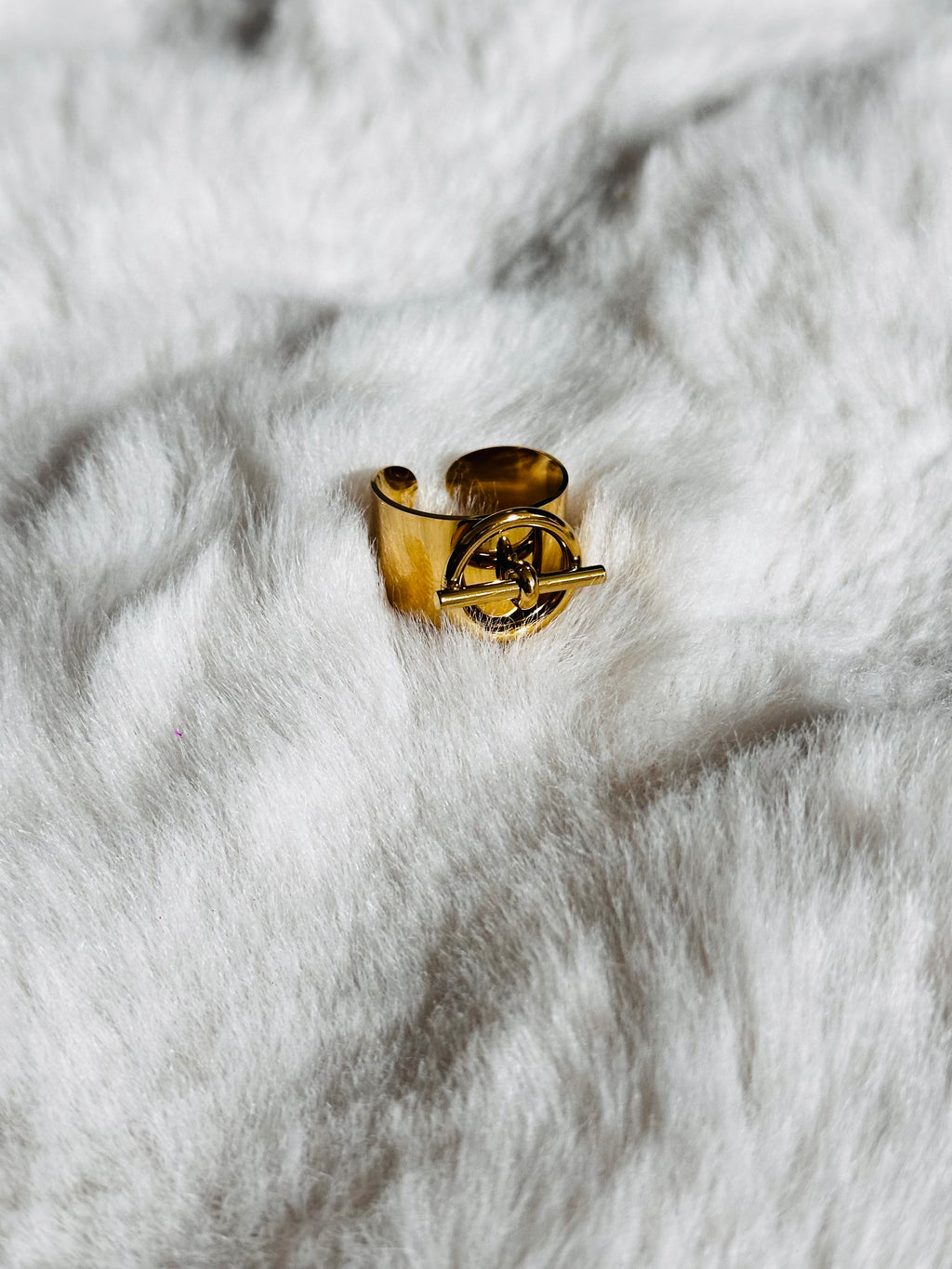 Bague Éclipse Dorée