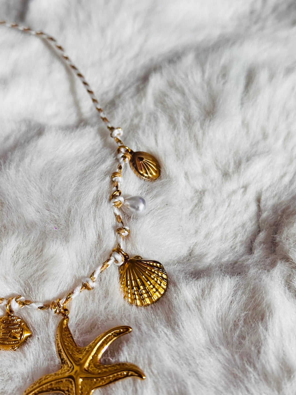 Collier Étoile Marine Dorée