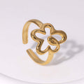 Bague Papillon Doré