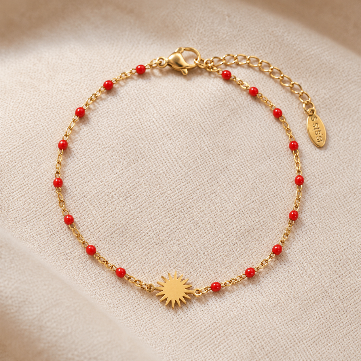 Bracelet Soleil Rouge