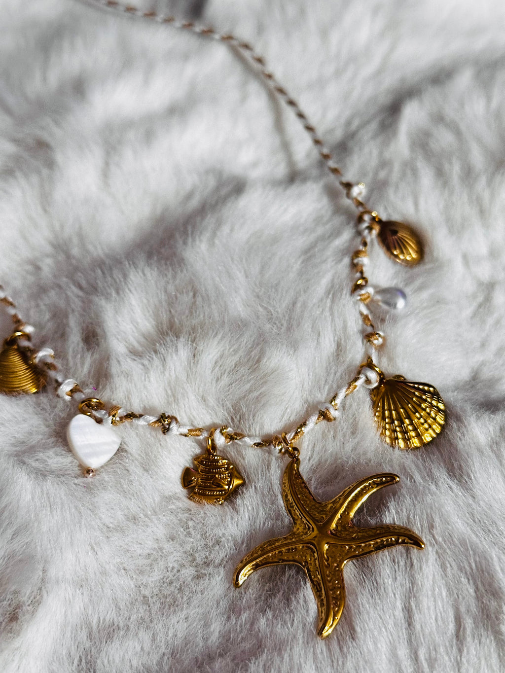 Collier Étoile Marine Dorée