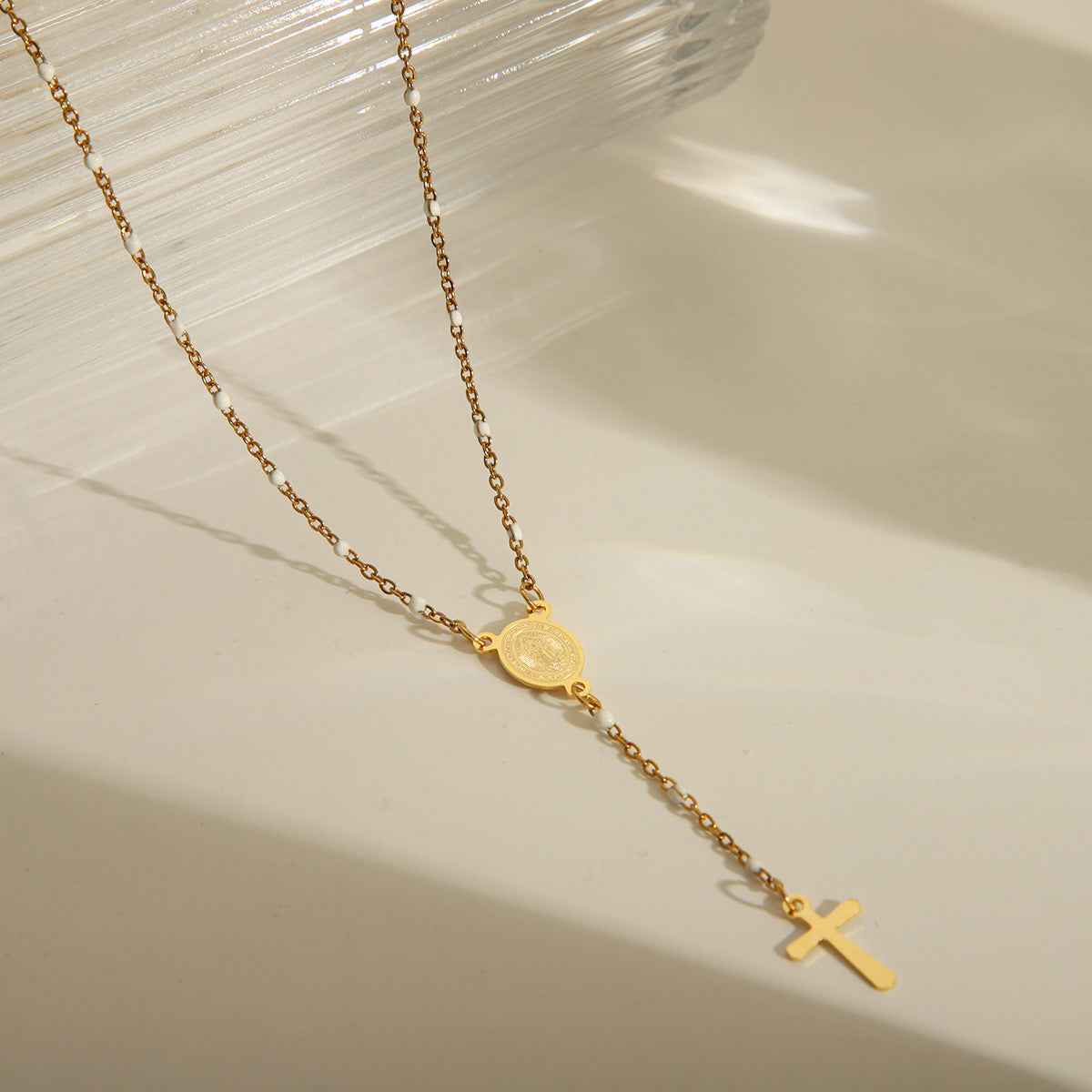 Collier Rosaire Élégance Dorée