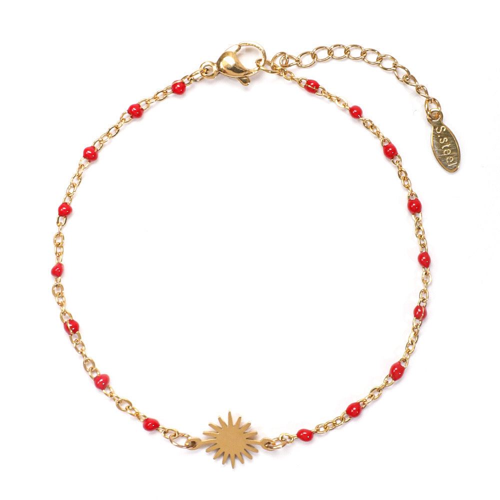 Bracelet Soleil Rouge
